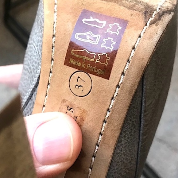 ALLSAINTS "Manifest" Peep-Toe Leather Ankle Boots EUC/sz 37= US sz 7 - Picture 13 of 13